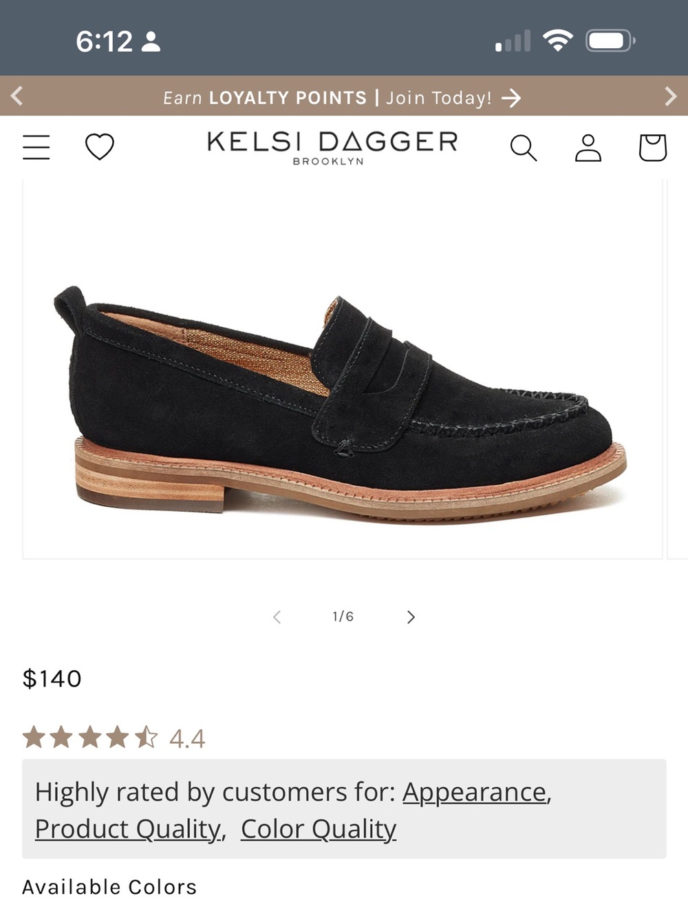 Anthropologie Kelsi Dagger Black Suede Loafers
